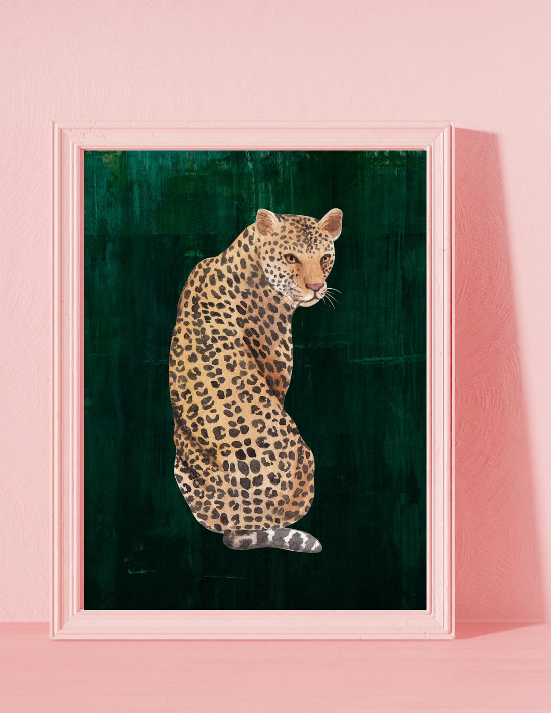 Maximalist Decor, Cheetah Wall Art | Leopard Art Print | Glam Preppy ...