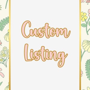 listagem personalizada