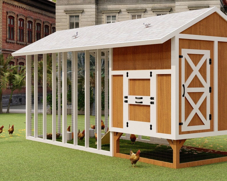 Chicken Coop Chicken Coop Plans Chicken Coop Plan Coop Etsy