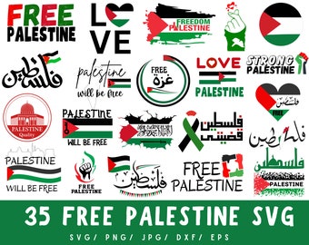 Palestine SVG Bundle: Freedom & Human Rights Designs (Digital Files)