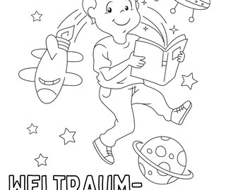 Space adventurer coloring pages space astronaut to color