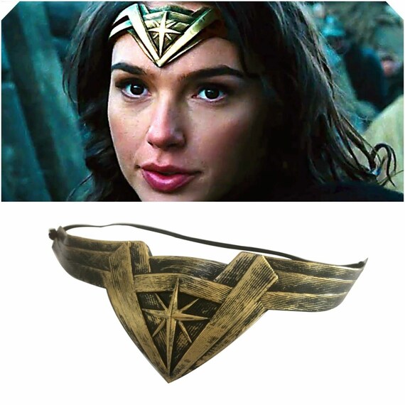 Woman Tiara Headband Costume Outfit Superhero Girls Ladies Fancy