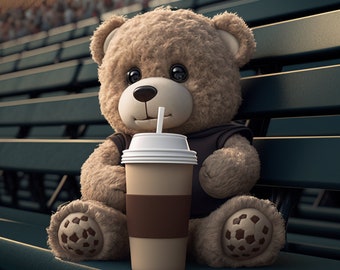 Teddy Bear Wallpaper Etsy