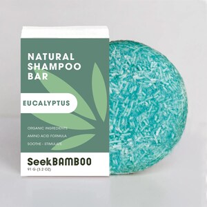 Eucalyptus Shampoo Bar | Zero Waste | Vegan | Plastic-Free | SLS-Free | Natural Hair Care