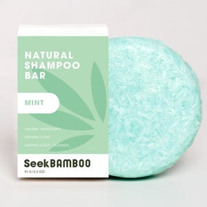 Mint Shampoo Bar | Zero Waste | Vegan | Plastic-Free | SLS-Free | Natural Hair Care