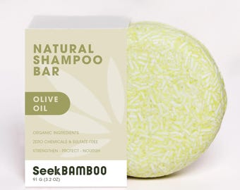 Olive Oil Shampoo Bar | Zero Waste | Vegan | Plastic-Free | SLS-Free | Natural Hair Care