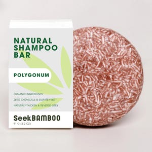 Polygonum Shampoo Bar | Zero Waste | Vegan | Plastic-Free | SLS-Free | Natural Hair Care