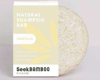 Vanilla Shampoo Bar | Zero Waste | Vegan | Plastic-Free | SLS-Free | Natural Hair Care