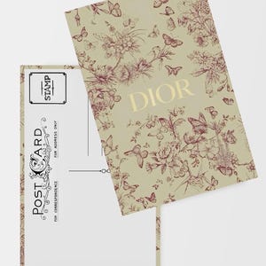 Postkarte Dior