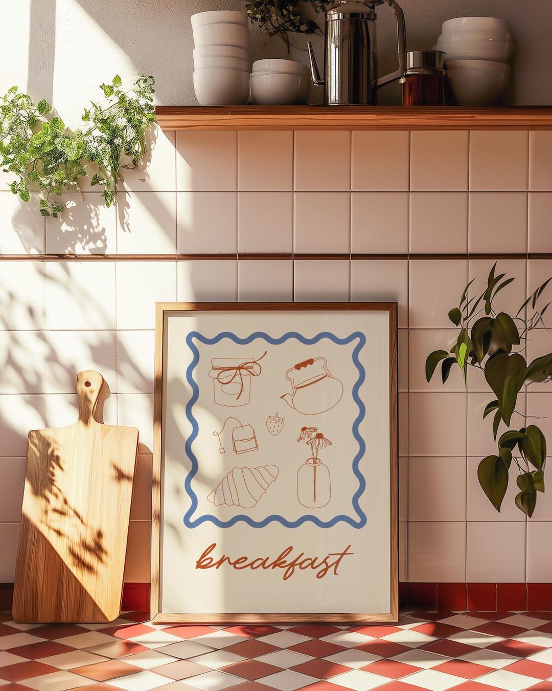 Simple Kitchen Posters Colorful Poster for the Kitchen Individually, Minimalist Poster ...