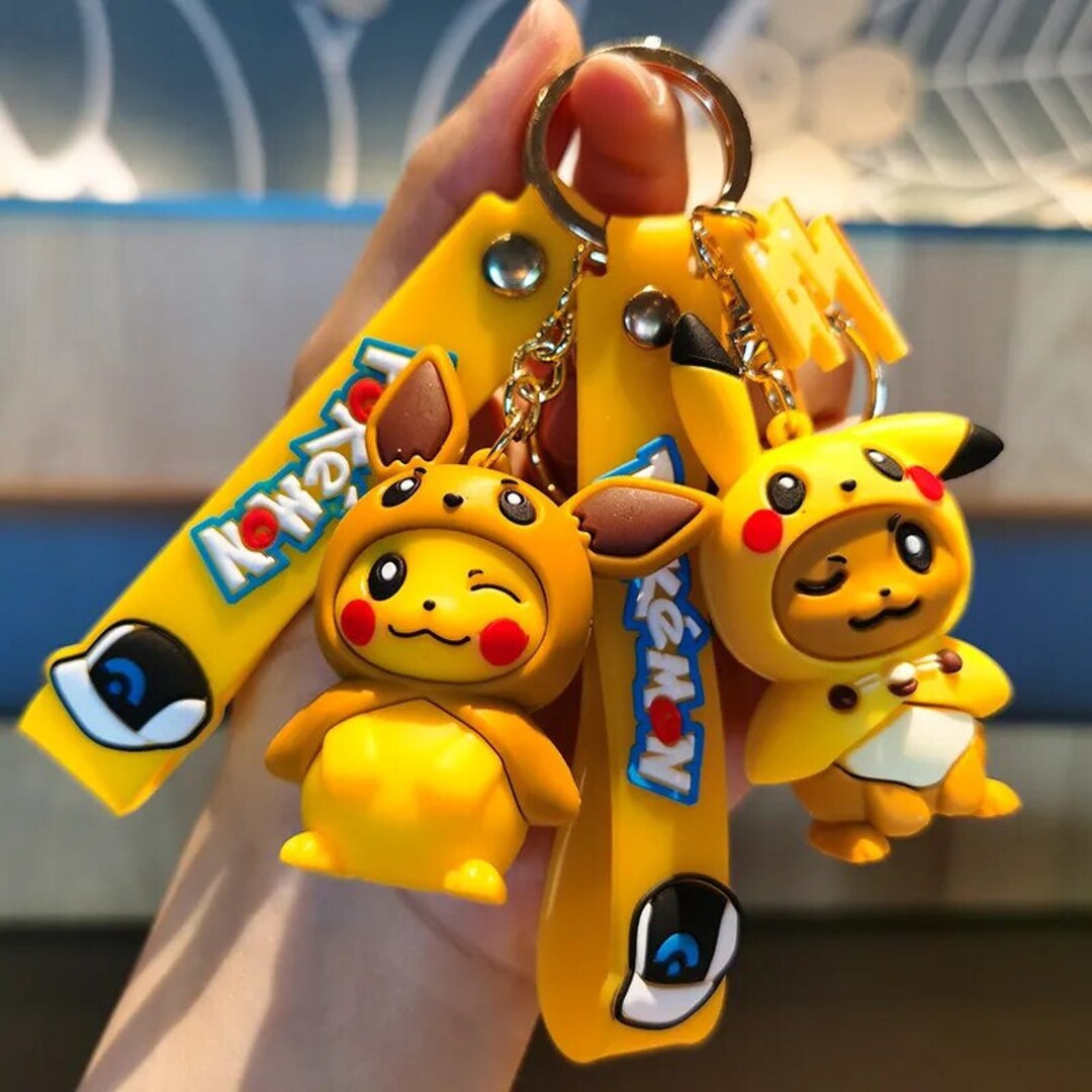 Pikachu Keychain Pokemon High Quality Collectable Keychains Etsy