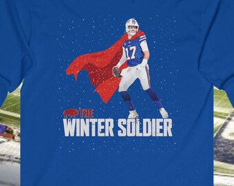 Camiseta de manga larga del Soldado de Invierno de Josh Allen - Artículos para fanáticos de los Buffalo Bills