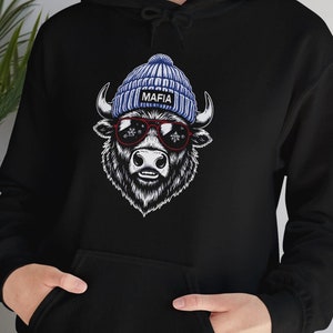 Buffalo Bills Mafia Unisex Hoodie - Game Day Tailgating Sweatshirt, Buffalove Fan Apparel, Football Season Gear, Bills Supporter Gift
