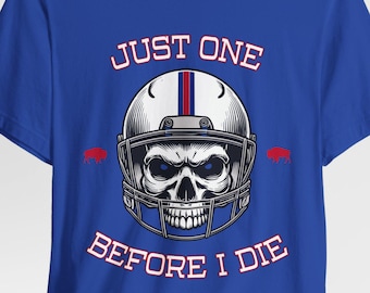 Camiseta de los Buffalo Bills Mafia: Diseño de casco de fútbol americano con calavera