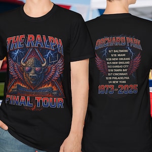 The Ralph Final Tour T-Shirt, Sustainable Unisex Cotton Tee, Buffalo Football Metal Shirt, Mafia tee, farewell tour