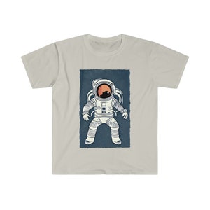 Astronaut in Space pop art Unisex Softstyle T-Shirt