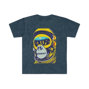 Apestronaut Unisex Vintage camiseta suave