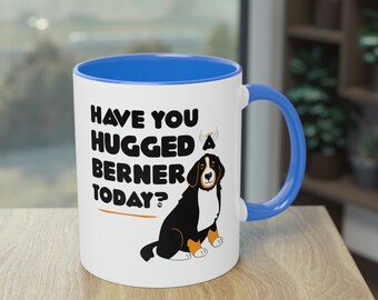 Tazza Da Colazione Con Scritta Per Amanti Dei Cani Svizzeri - Bovaro Del Berna, Entlebucher - 'Il Mio Cane Mi Ama' - 330 Ml - Stampata In Germania