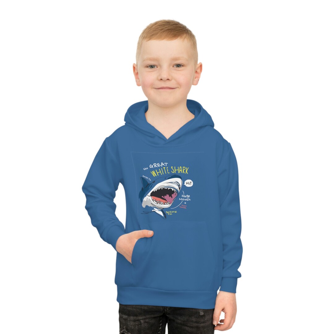 Great White Shark Anatomy Children's Hoodie