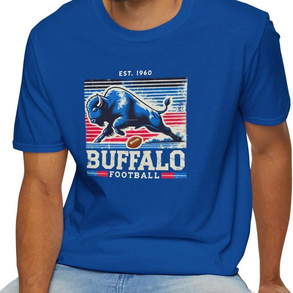 Vintage Buffalo Football T-shirt: Retro Bills Mafia Fan Gear