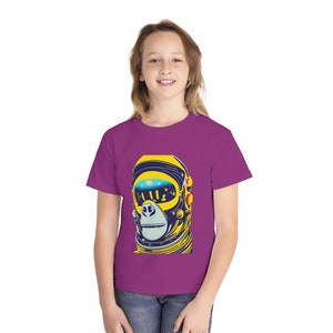 Apestronauta juvenil - gorila astronauta Camiseta de peso medio