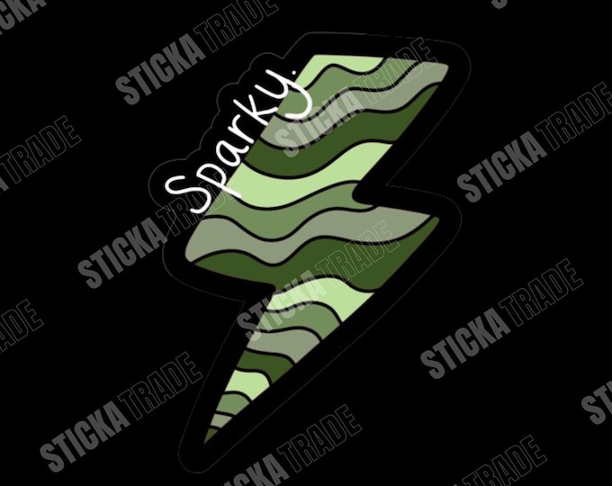 Green Wavy Sparky