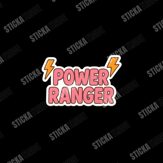 Power Ranger Glossy Vinyl Sticker