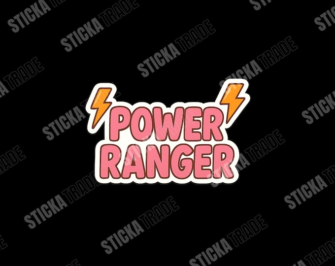 Power Ranger Glossy Vinyl Sticker