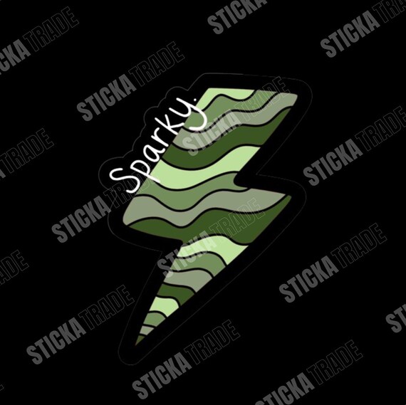 Green Wavy Sparky