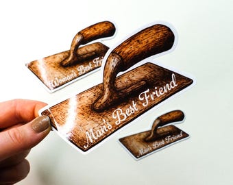 Man/Woman Plasters Best Friend Glossy Vinyl Sticker