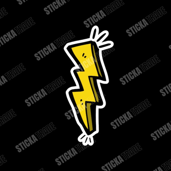 Little Spark Glossy Vinyl Sticker, Electrician, Tradie, Electrician Gift, Sparky Gift, Sparky Sticker, Electrician sticker