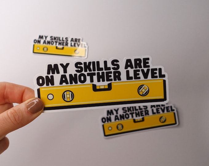 Skills On Another Level Glossy Vinyl Sticker
