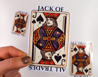 Jack of all Trades Glossy Vinyl Sticker
