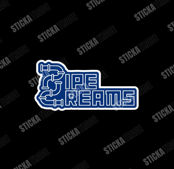 Pipe Dreams Glossy Vinyl Sticker