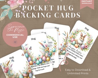 PRINTABLE Easter Hug Cards - Digital PDF - DIY Cut Out Templates for ...