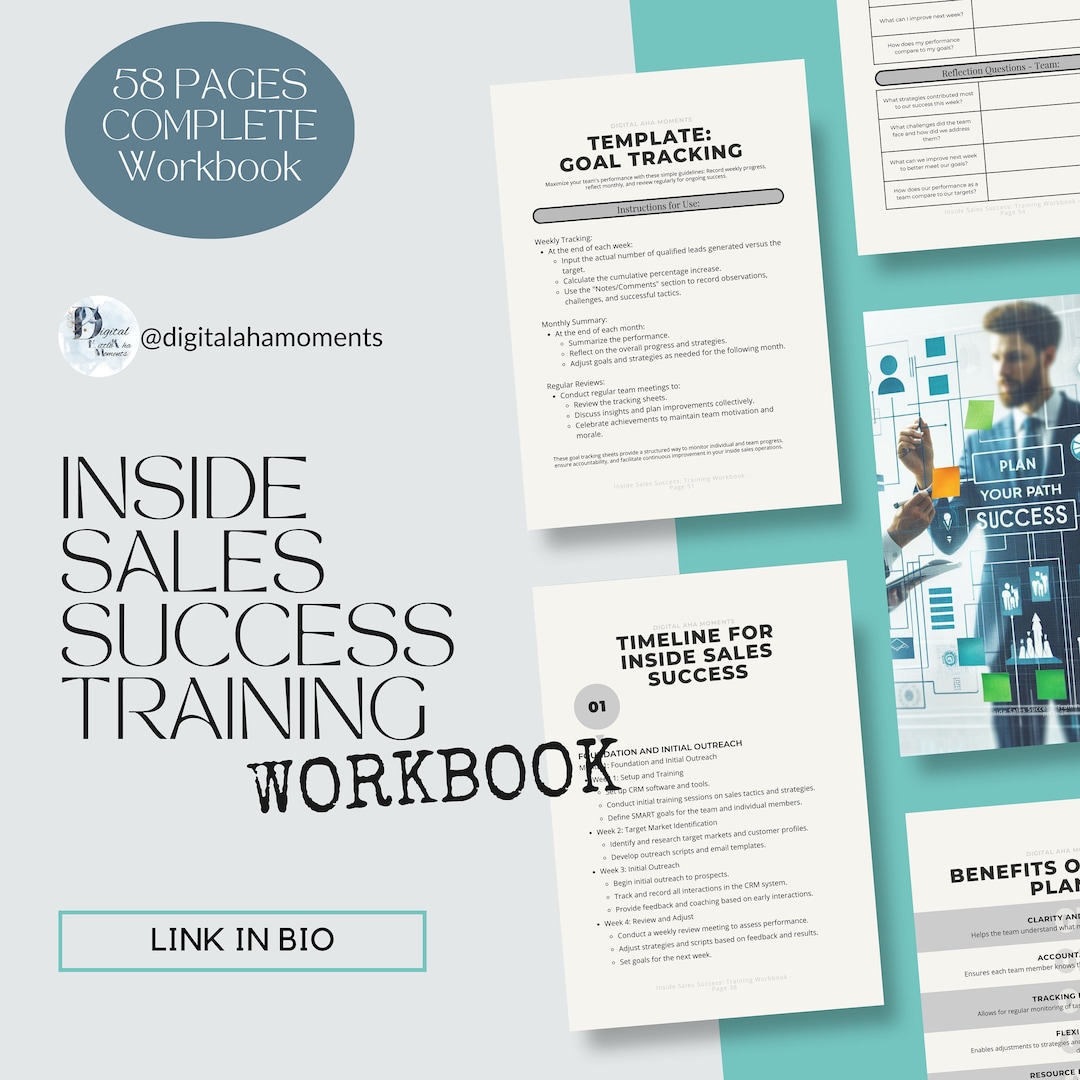 Inside Sales Training Workbook: Strategies, Templates, Checklists ...