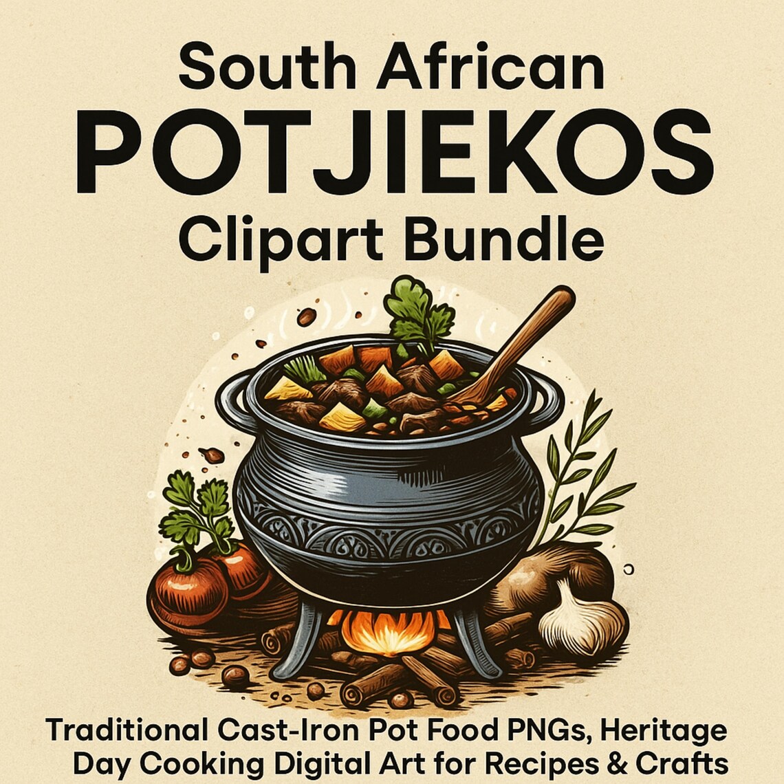 Traditional South African Potjiekos Clipart Bundle 8 PNG Images Traditional South African Potjiekos Clipart Bundle 8 PNG Images