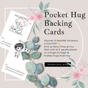 Cartes câlins imprimables pour enfants | petits trésors de joie | Téléchargement numérique | Notes de boîte à lunch | Cartes d'encouragement | Etiquettes cadeaux DIY