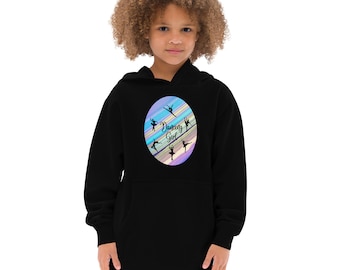 Fleece-Kapuzenpullover „Dancing Girl“ für Kinder