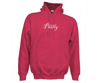Phillies Hoodie-Philly 15th Century Pirate Font White Text