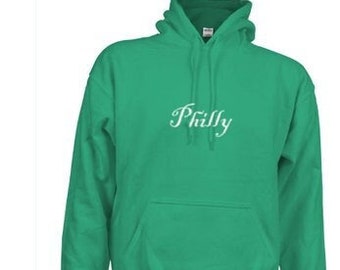 Eagles Hoodie-Philly 15th Century Pirate Font White Text