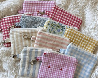 Keychain wallet with optional wristlet