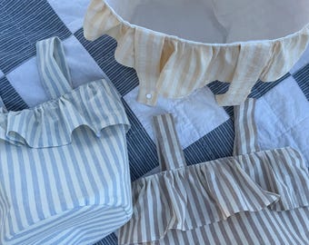 striped stroller bags