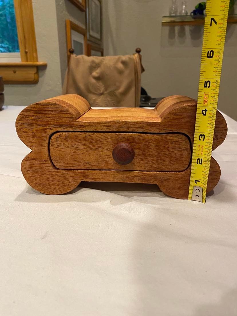 Bandsaw Box Dog Bone Shape Etsy