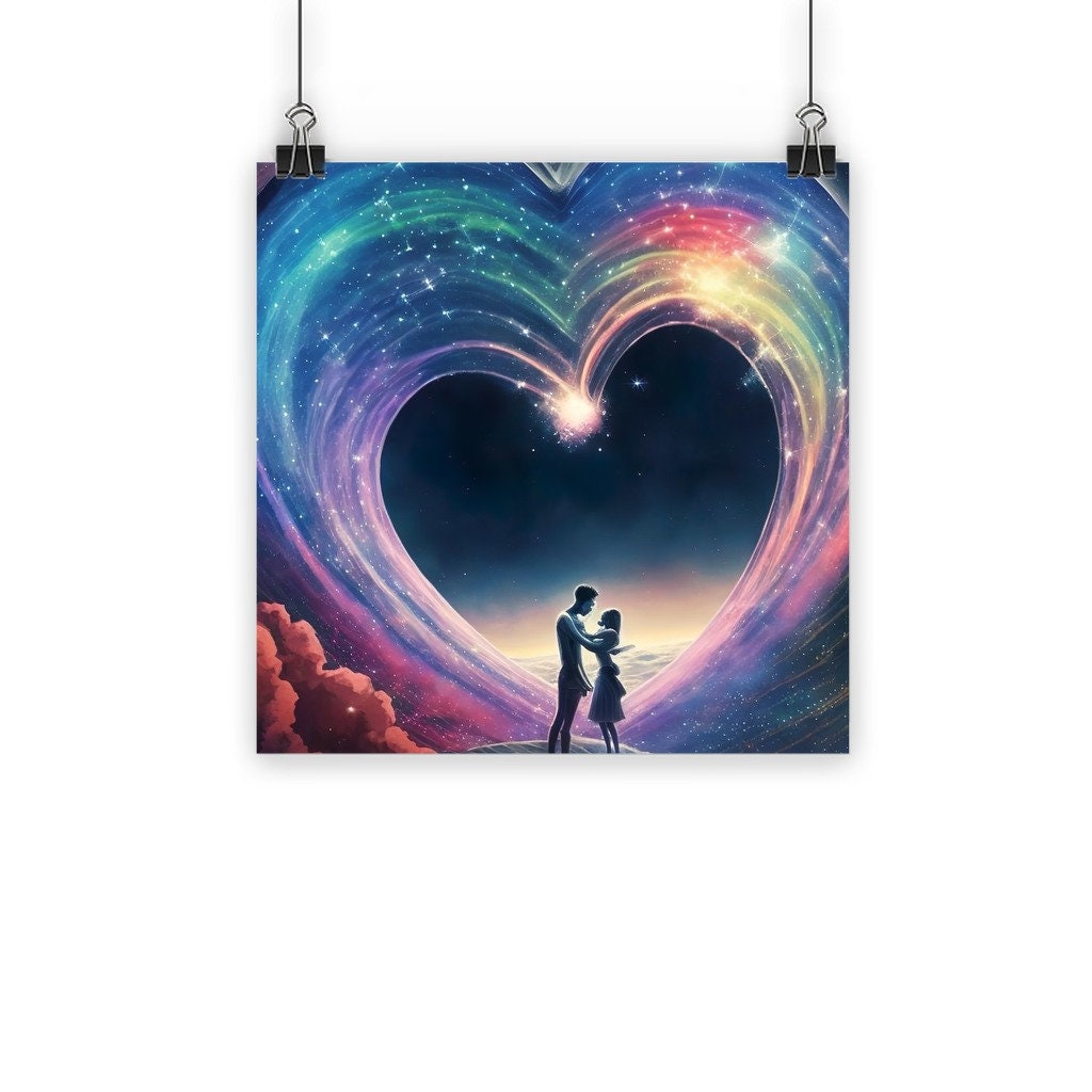 Couple Kissing Under Sky Night Personalized 2-layer