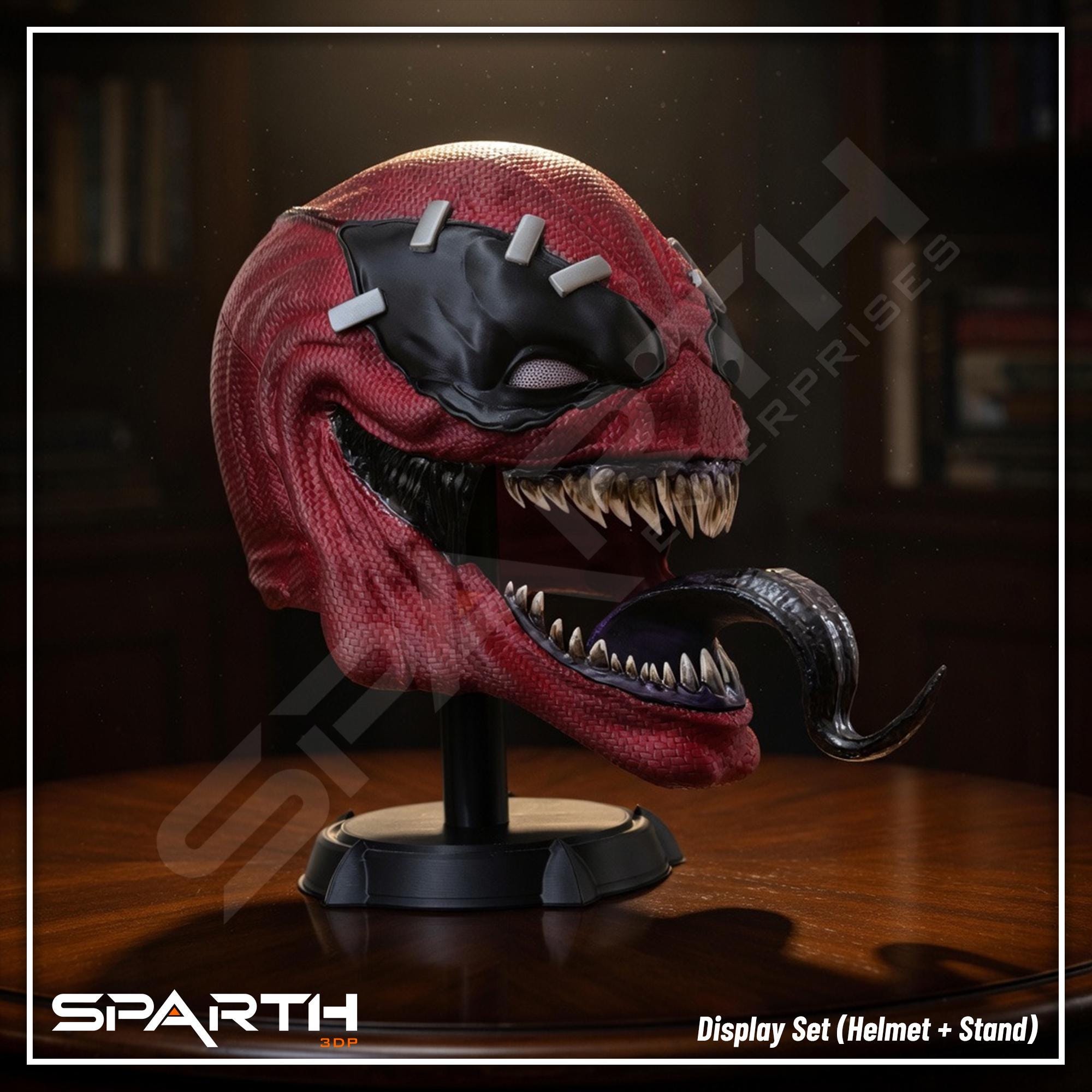 Venompool Wearable Helmet | 3D Printed Cosplay, Custom Fit, Magnetic ...