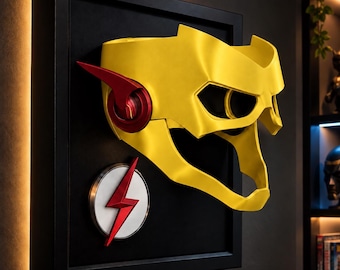 Kid Flash Wearable Helmet | 3D Printed, Custom Fit, Made to Order, Wearable, Cosplay, For Him Gift Ideas