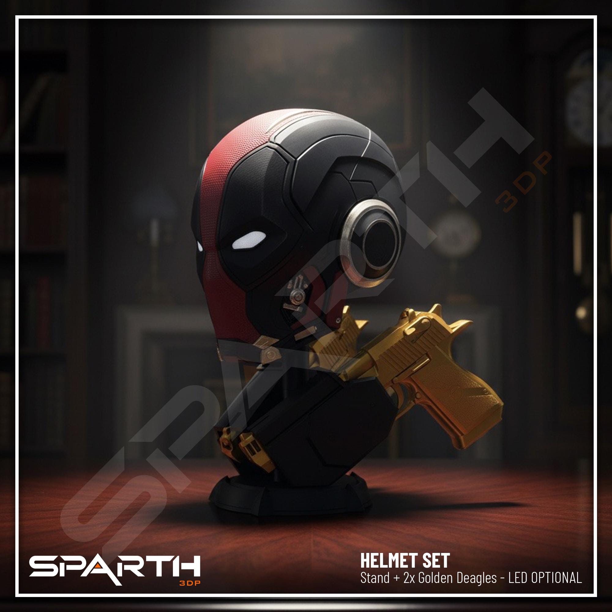iron man deadpool helmet Armor STL deadpool Iron man helmet in scale Hey all you Deadheads out