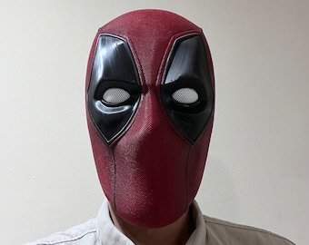 3D Printed Movie Accurate Deadpool Wearable Helmet Cosplay - DP3/Wolverine Movie