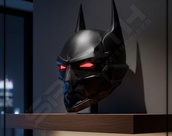 Sideshow Bat Beyond Cosplay Wearable Helmet | 3D Printed, Custom Fit, Made to Order, Display Helmet or Gift Set
